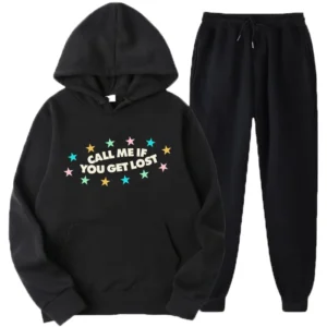 Call Me If You Get Lost Black Tracksuit