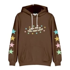 Brown Call Me If You Get Lost Hoodie