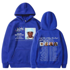 Call Me If You Get Lost Blue Hoodie